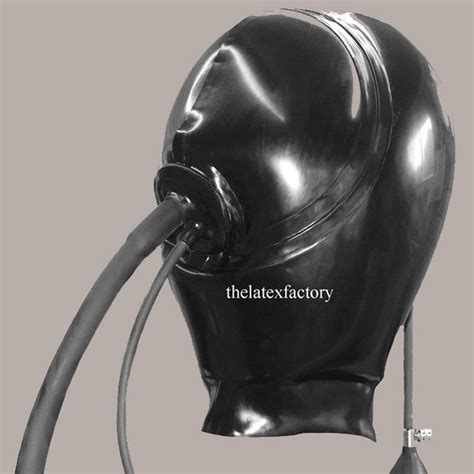 inflatable gag|Extreme Inflatable Hood With Large Inflatable Gag .